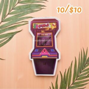 Retro Dig Dug Arcade Sticker